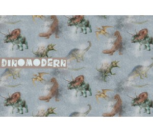 Bio Jersey Lillestoff - Modern Dino